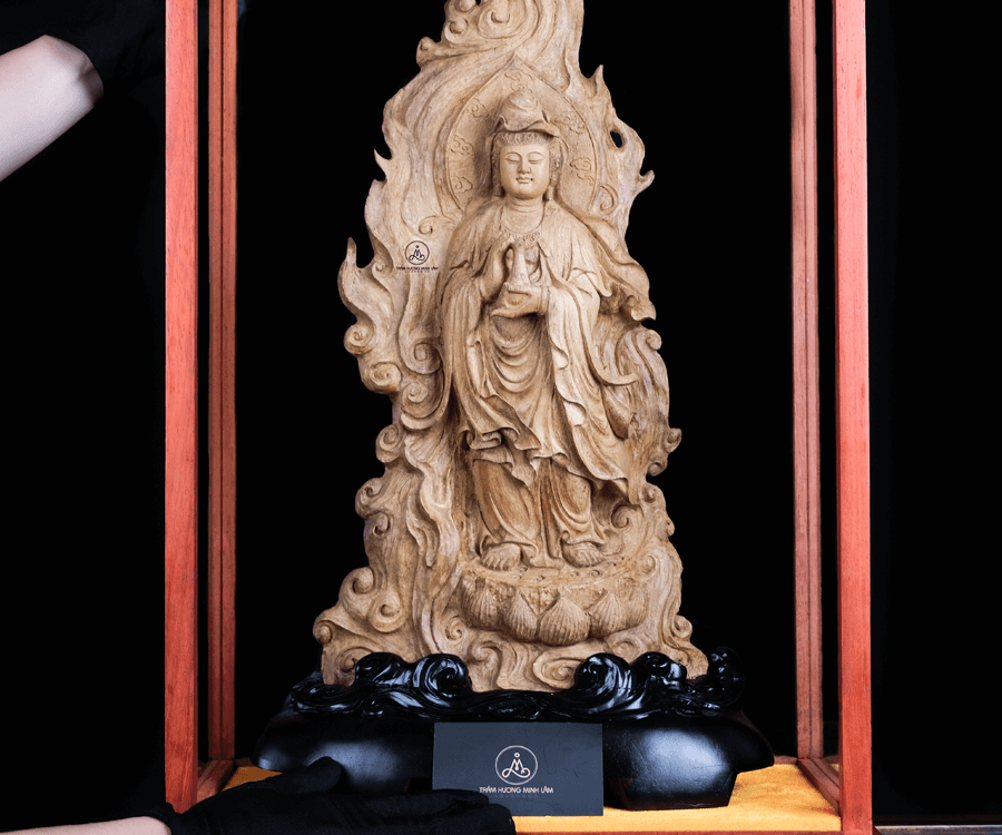 Trầm Hương Điêu Khắc Quán Thế Âm
